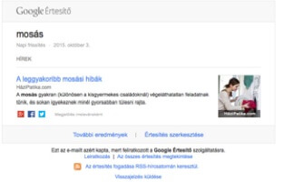 Mire jó a Google Alerts? – Google Értesítő bemutatása